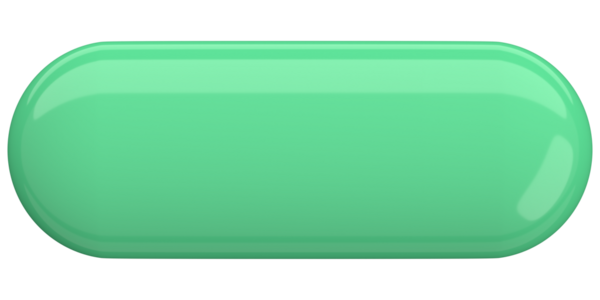 Üç boyutlu düğme. Boş tuş. 3B illüstrasyon.