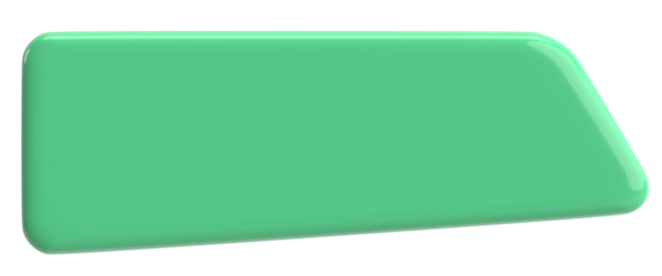 Üç boyutlu düğme. Boş tuş. 3B illüstrasyon.