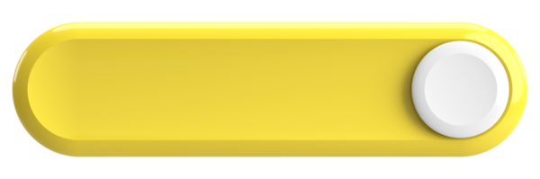 Üç boyutlu düğme. Boş tuş. 3B illüstrasyon.