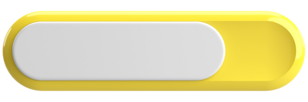 Üç boyutlu düğme. Boş tuş. 3B illüstrasyon.