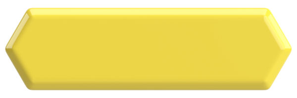 Üç boyutlu düğme. Boş tuş. 3B illüstrasyon.