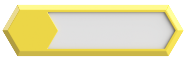 Üç boyutlu düğme. Boş tuş. 3B illüstrasyon.