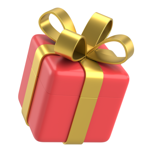 Üç boyutlu hediye kutusu. 3B illüstrasyon.