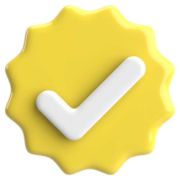 3 boyutlu onay kutusu. İşaretle. 3B illüstrasyon.