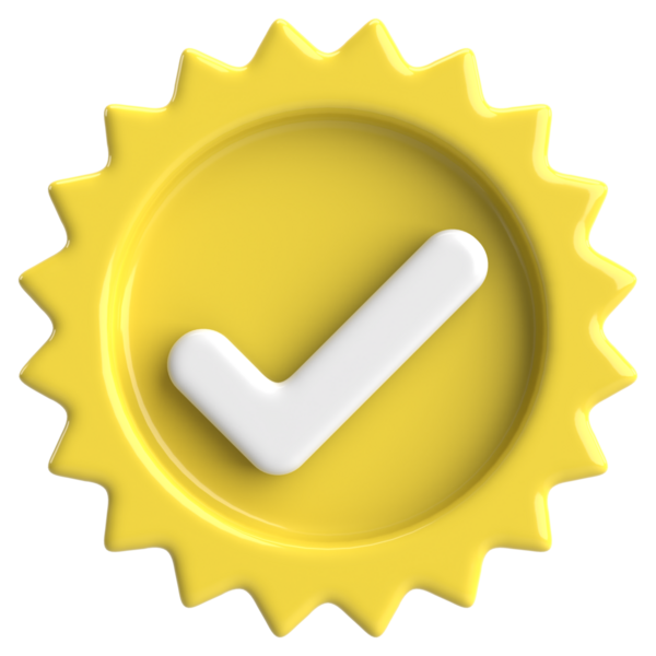 3 boyutlu onay kutusu. İşaretle. 3B illüstrasyon.