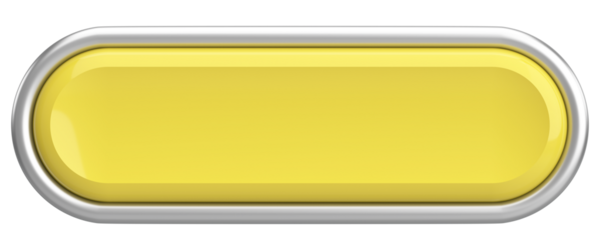 Üç boyutlu düğme. Boş tuş. 3B illüstrasyon.