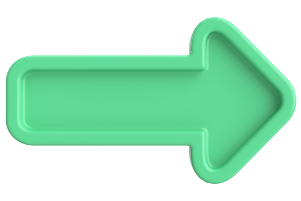 Önceki düğme. Arka düğme. 3B illüstrasyon.