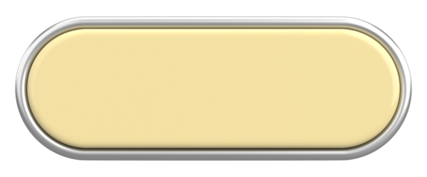 Üç boyutlu düğme. Boş tuş. 3B illüstrasyon.