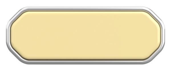 Üç boyutlu düğme. Boş tuş. 3B illüstrasyon.