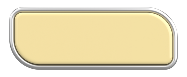 Üç boyutlu düğme. Boş tuş. 3B illüstrasyon.