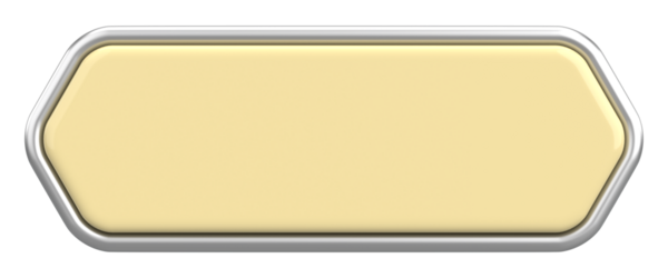 Üç boyutlu düğme. Boş tuş. 3B illüstrasyon.