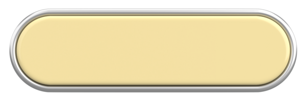 Üç boyutlu düğme. Boş tuş. 3B illüstrasyon.