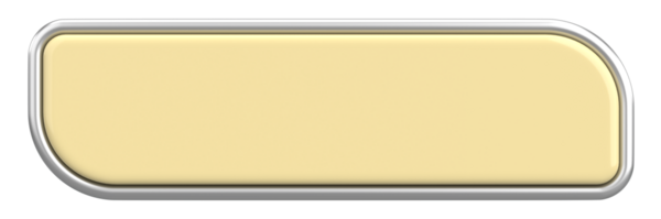 Üç boyutlu düğme. Boş tuş. 3B illüstrasyon.