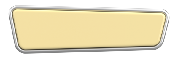 Üç boyutlu düğme. Boş tuş. 3B illüstrasyon.