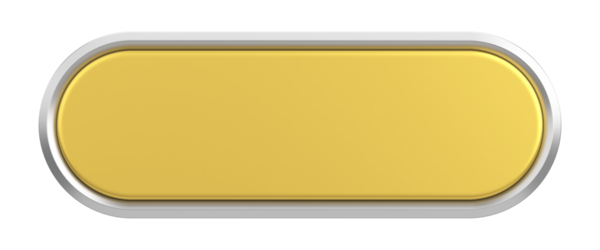 Üç boyutlu düğme. Boş tuş. 3B illüstrasyon.