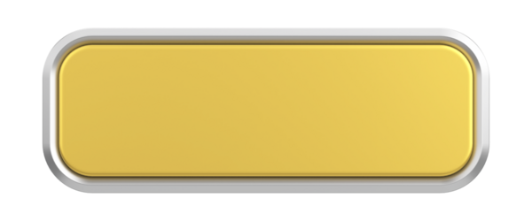 Üç boyutlu düğme. Boş tuş. 3B illüstrasyon.