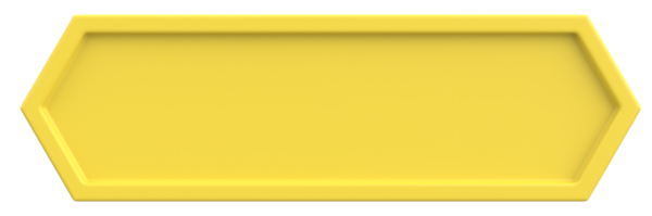 Üç boyutlu düğme. Boş tuş. 3B illüstrasyon.