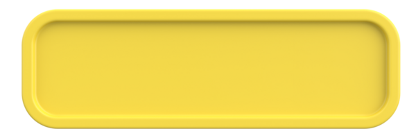 Üç boyutlu düğme. Boş tuş. 3B illüstrasyon.