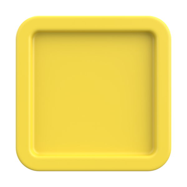 Üç boyutlu düğme. Boş tuş. 3B illüstrasyon.