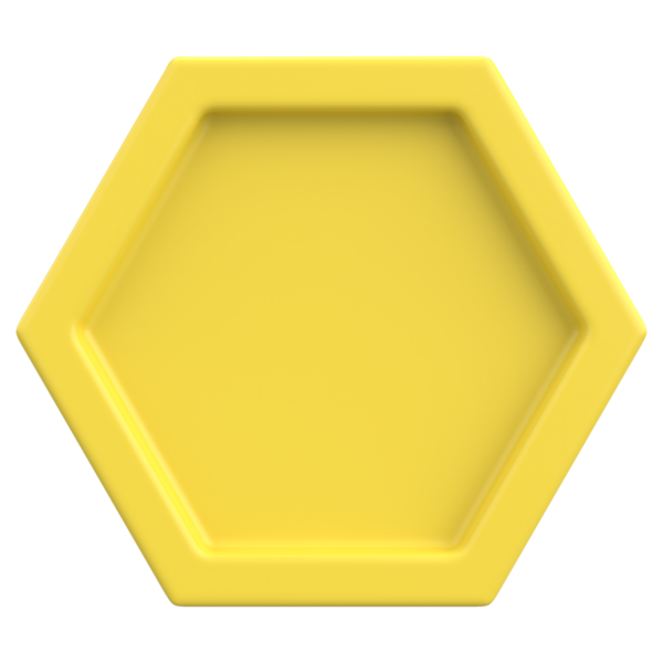 Üç boyutlu düğme. Boş tuş. 3B illüstrasyon.