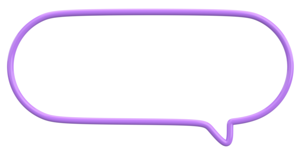 Konuşma balonu. Mesaj kutusu. 3B illüstrasyon.