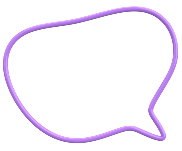 Konuşma balonu. Mesaj kutusu. 3B illüstrasyon.