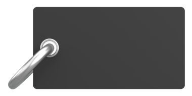 Fiyat etiketi Mesaj kutusu. 3B illüstrasyon.