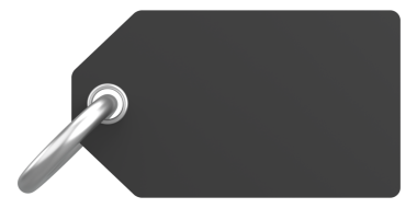 Fiyat etiketi Mesaj kutusu. 3B illüstrasyon.