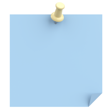 Üç boyutlu not defteri. Yapışkan bir not. 3B illüstrasyon.