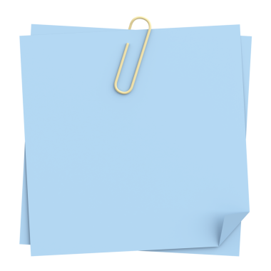 Üç boyutlu not defteri. Yapışkan bir not. 3B illüstrasyon.