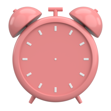 Boş Alarm Saatinin 3B ResmiComment.