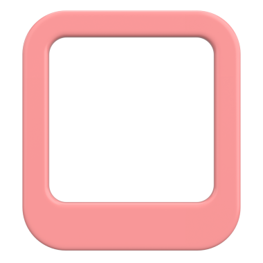 Profil kutusu. Sosyal medya profili. 3B illüstrasyon.