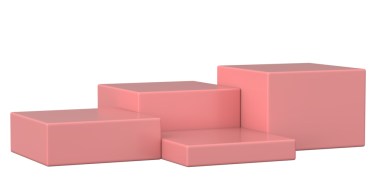 3D Ürün Podyum Tasarımı. 3B illüstrasyon.