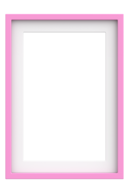 Resim çerçevesi. Portre çerçevesi. 3B illüstrasyon.