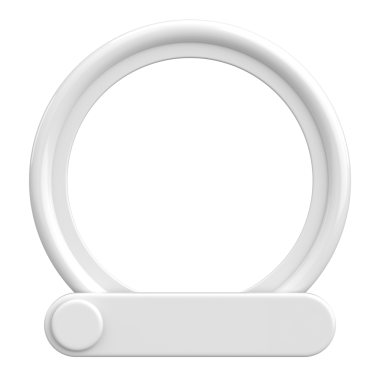 Sosyal medya için profil çerçevesi. 3B illüstrasyon.