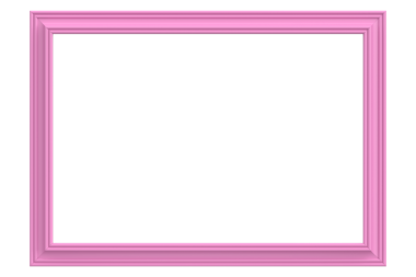 Resim çerçevesi. Manzara çerçevesi. 3B illüstrasyon.