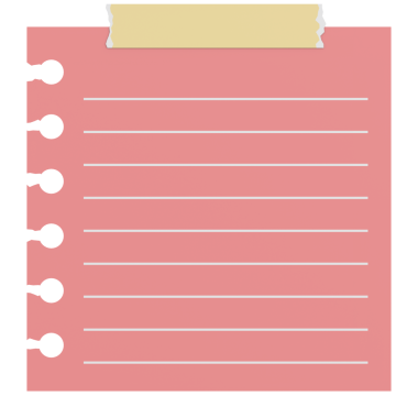 Üç boyutlu not defteri. Yapışkan bir not. 3B illüstrasyon.