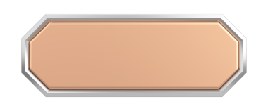 Üç boyutlu düğme. Boş tuş. 3B illüstrasyon.