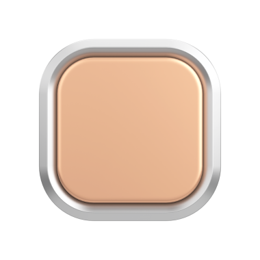 Üç boyutlu düğme. Boş tuş. 3B illüstrasyon.