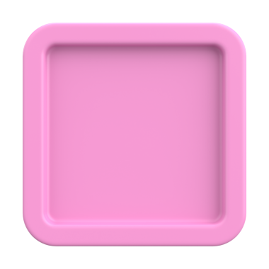 Üç boyutlu düğme. Boş tuş. 3B illüstrasyon.