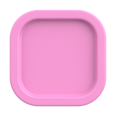 Üç boyutlu düğme. Boş tuş. 3B illüstrasyon.