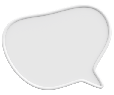 Konuşma balonu. Mesaj kutusu. 3B illüstrasyon.