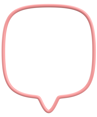 Konuşma balonu. Mesaj kutusu. 3B illüstrasyon.