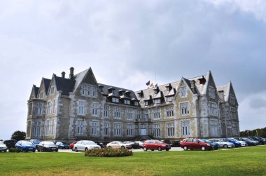 05-09-2012 Santander, İspanya - Palacio de la Magdalena 'nın Arka Cephesi: Santander Kıyısına Bakan Gizli Bir Mücevher