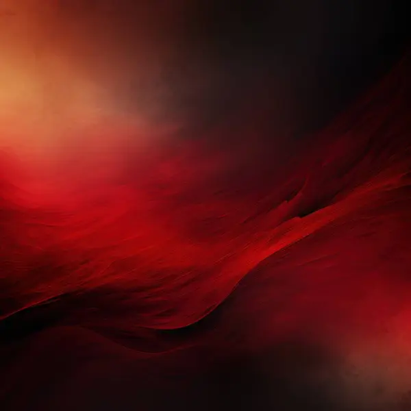 stock image A visually appealing abstract design featuring flowing waves of vibrant red and black with hints of white