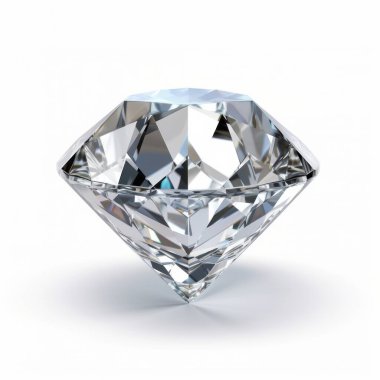 A stunning diamond with a brilliant cut and exquisite clarity, ideal for luxury themes and memorable events clipart