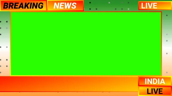 India live news background illustration image on blur dot background. news illustration image.