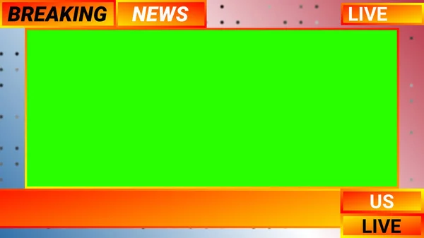 us live news background illustration image on blur dot background. news illustration image.