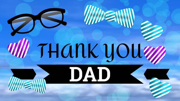 thank you dad hard work for son future concept image. happy father\'s day.