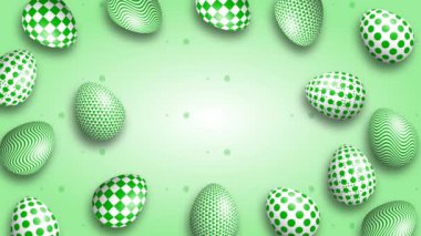 Paskalya kutlamaları için kopyalama alanı ile renk değiştiren Paskalya arkaplanı